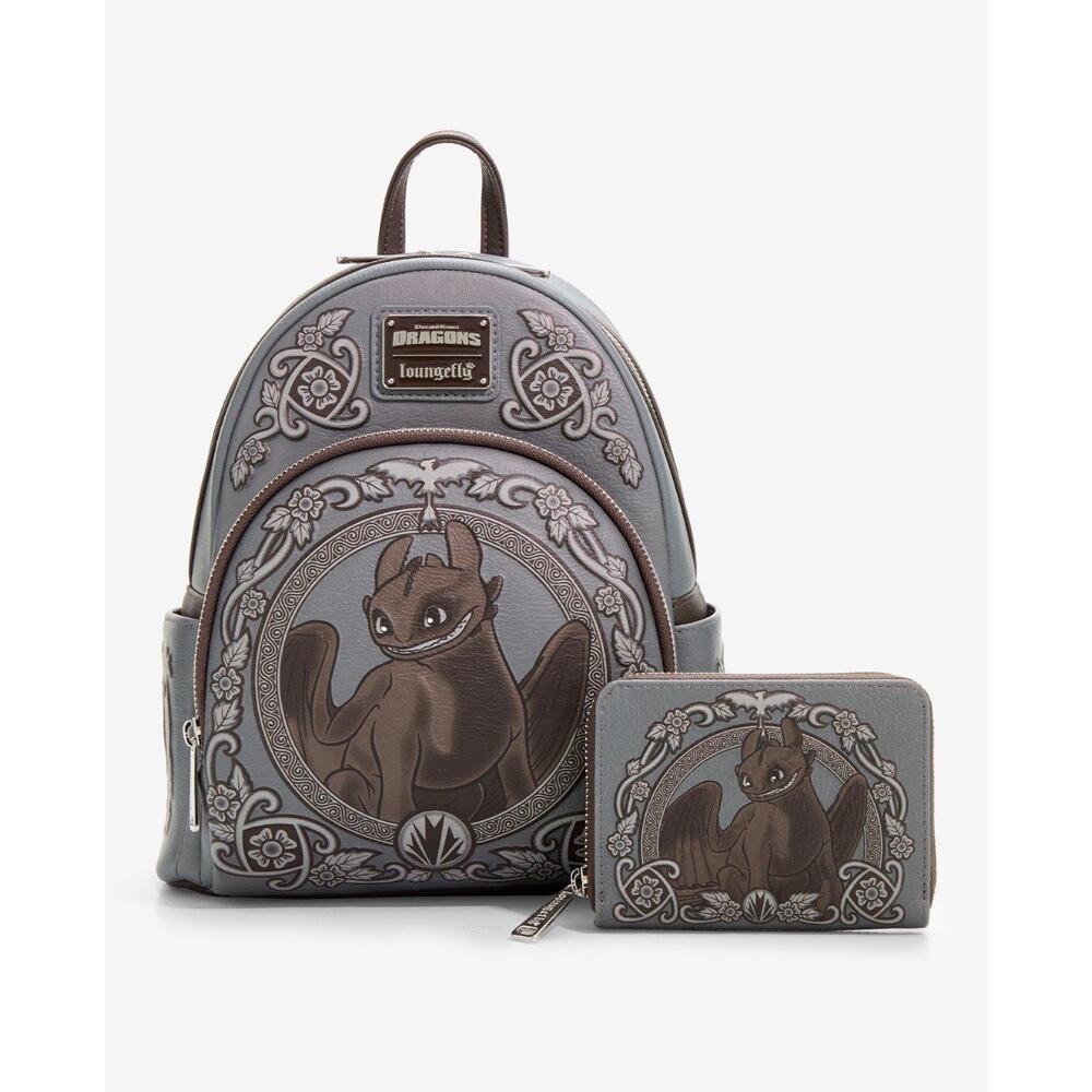 Loungefly Dreamworks How to Train Your Dragon Toothless Portrait Backpack NWT - Picture 5 of 5